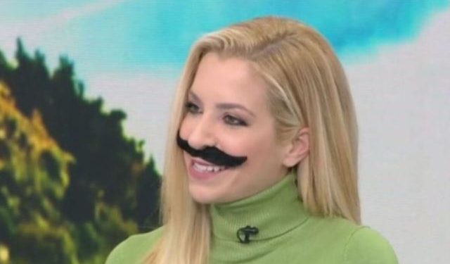 Μαρία Αναστασοπούλου: Εμφανίστηκε με μουστάκι στην εκπομπή «Καλημέρα Ελλάδα»