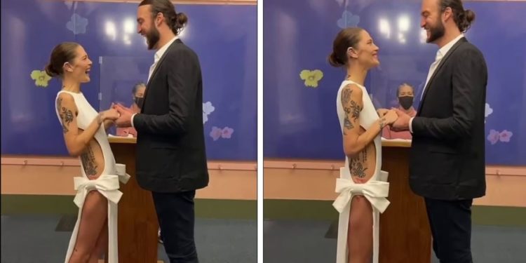 Μοντέλο χωρίς εσώρουχα παντρεύτηκε αστέρα του NBA(Βίντεο)