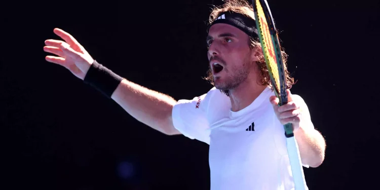 Ο Στέφανος Τσιτσιπάς στον τελικό του Australian Open, νίκησε 3-1 σετ τον Κάρεν Χατσάνοφ