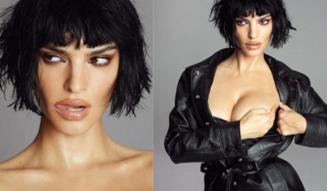 Έμιλι Ραταϊκόφσκι: Ολόγυμνη και με κοντά μαλλιά (Εικόνες)