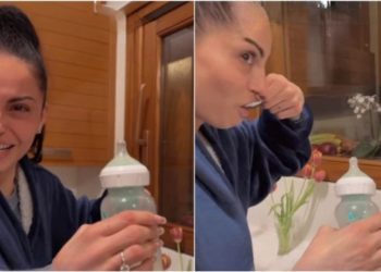 Δήμητρα Αλεξανδράκη: Δοκιμάζει το μητρικό γάλα της Ιωάννας Τούνη(Βίντεο)