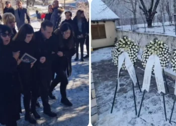 Πτώση Φάντομ στην Ανδραβίδα: Δεκάδες στεφάνια για την κηδεία του πιλότου Ευστάθιου Τσιτλακίδη στο Νευροκόπι