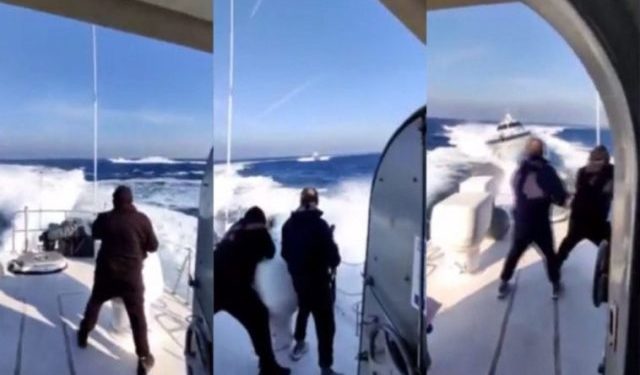 Τουρκική ακταιωρός επιχειρεί να εμβολίσει σκάφος του Λιμενικού – «Έλα ρε καργι@λη»(Βίντεο)