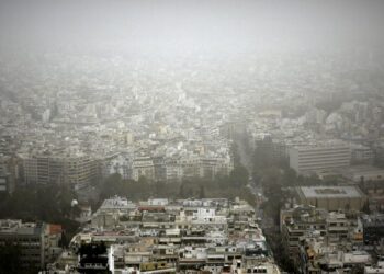 Καιρός: Επιμένει η αφρικανική σκόνη – Σε υψηλά επίπεδα ο υδράργυρος