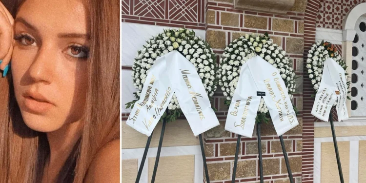 Σύγκρουση τρένων στα Τέμπη: Θρήνος στην κηδεία της 20χρονης Φραντζέσκας με την «αγγελική» φωνή