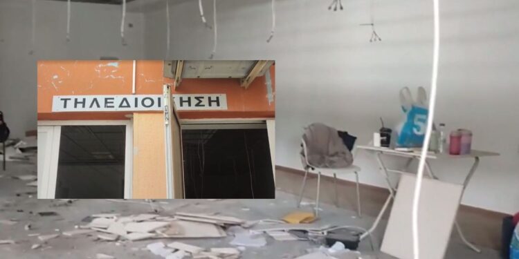 Τέμπη: Γιαπί το κτίριο τηλεδιοίκησης στη Λάρισα