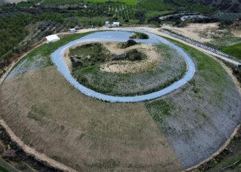 Αμφίπολη: Δείτε πως φαίνεται από ψηλά ο Τύμβος Καστά (Βίντεο)