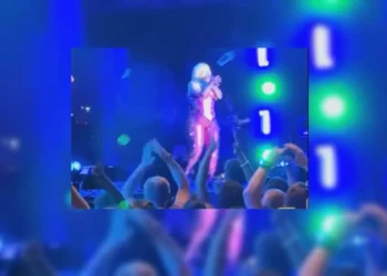Η τραγουδίστρια Bebe Rexha «έφαγε» κινητό στο πρόσωπο ενώ τραγουδούσε σε συναυλία(Βίντεο)