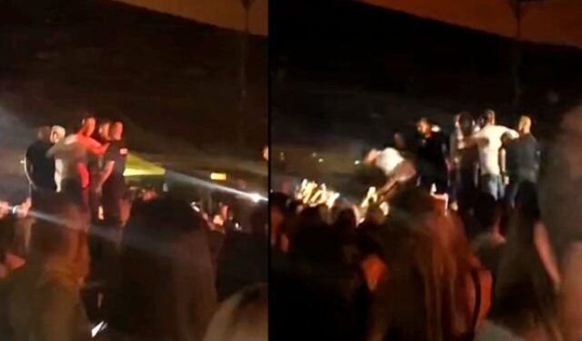 Βέρτης: Επεισόδια στη συναυλία του – Σεκιούριτι πέταξαν απότομα θαυμαστή που ανέβηκε στη σκηνή(Βίντεο)