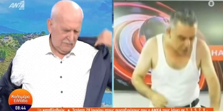 Ο Παπαδάκης μιμήθηκε Τούρκο παρουσιαστή που έβγαλε «ζωντανά» τα ρούχα του: «Όχι ρε Γιώργο», είπε η Αναστασοπούλου