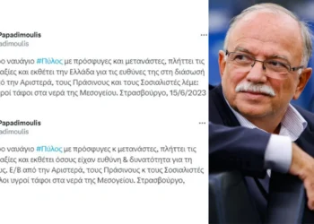 Πρόκληση από Παπαδημούλη – Έριξε την ευθύνη στην Ελλάδα για το ναυάγιο στην Πύλο και μετά τα «μάζεψε»