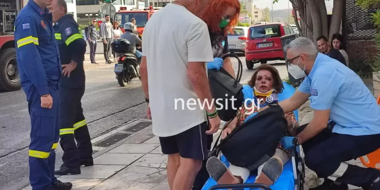 Σοβαρό τροχαίο για τη μετεωρολόγο Χριστίνα Σούζη στη Λεωφόρο Κηφισίας