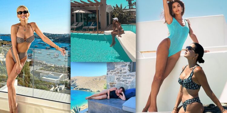 Τα μπάνια… της TV – Οι παρουσιάστριες ξεκίνησαν τις διακοπές τους