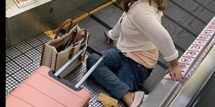 Ατύχημα-σοκ: Κυλιόμενος διάδρομος της έπιασε και της έκοψε το πόδι -Τώρα κάνει τα πρώτα της βήματα [εικόνες]