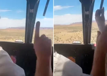 Πιλότος ελικοπτέρου τα «έψαλε» σε τουρίστρια: «Μην το τραβάς, θα μας σκοτώσεις»
