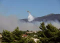 Επεσε Canadair στην Κάρυστο, ενώ επιχειρούσε στη φωτιά (video)