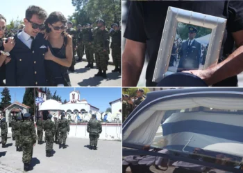 Θλίψη στο Κιλκίς: Αυτή την ώρα η κηδεία του Περικλή Στεφανίδη, συγκυβερνήτη του μοιραίου Canadair [εικόνες]