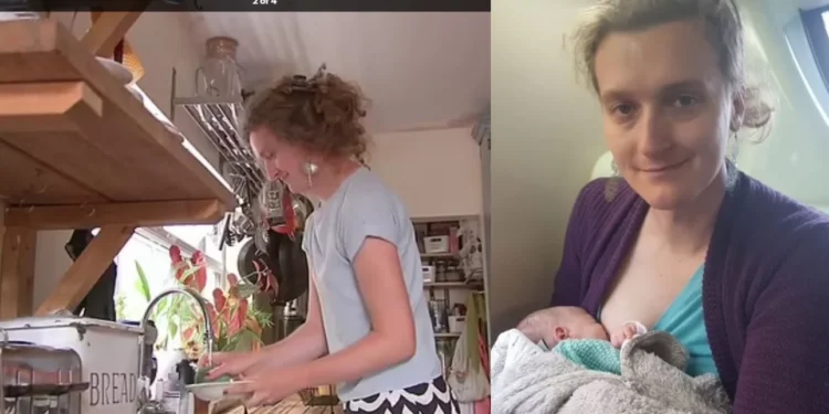 Τρανς γυναίκα φωτογραφήθηκε να θηλάζει το μωρό της