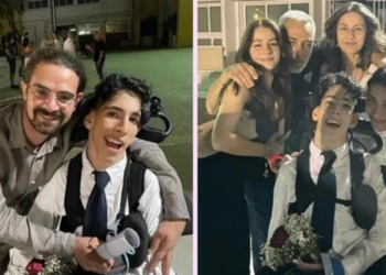 17χρονος με εγκεφαλική παράλυση τελείωσε το λύκειο με άριστα!