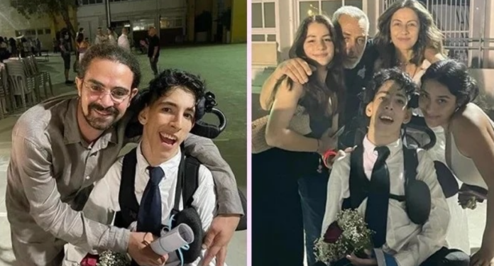 17χρονος με εγκεφαλική παράλυση τελείωσε το λύκειο με άριστα!