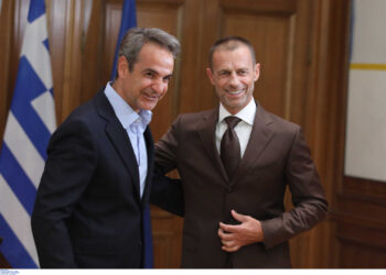 Κυριάκος Μητσοτάκης: Κοινές δηλώσεις με Τσεφέριν μετά τη συνάντηση με Ολυμπιακό, Παναθηναϊκό, ΑΕΚ, ΠΑΟΚ