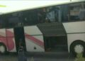 Φωτιά σε τουριστικό λεωφορείο στη Θεσσαλονίκη