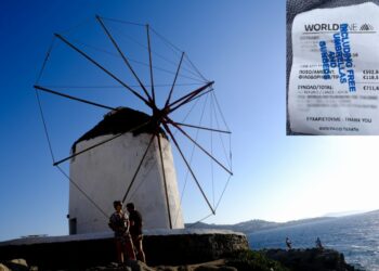 Μύκονος: Ζήτησαν από τουρίστα 711 ευρώ για τέσσερα ποτά και μια μερίδα θαλασσινά – «Είστε κλέφτες»
