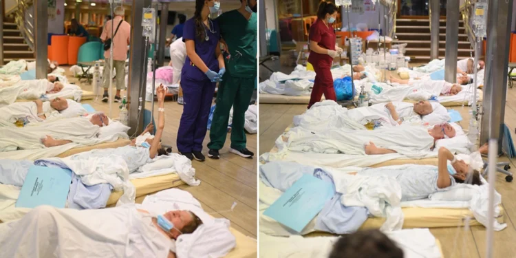 Φωτιά στην Αλεξανδρούπολη: Σε πλοίο στο λιμάνι ασθενείς του νοσοκομείου μετά την εκκένωση, σε τέντες τα σοβαρά περιστατικά – Δείτε βίντεο