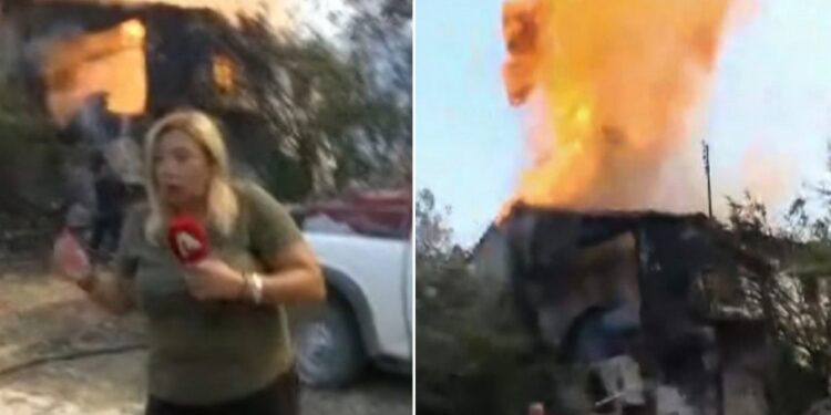 Αλεξανδρούπολη: Έκρηξη σε σπίτι σε ζωντανή μετάδοση του Alpha (video)