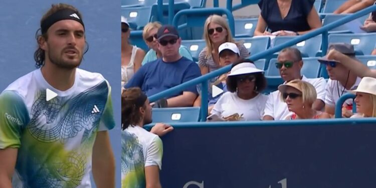 Χαμός με Τσιτσιπά: Τον ενοχλούσε ηλικιωμένη κυρία κάνοντας τη μέλισσα και της ζήτησε τον λόγο, αποδοκιμασίες για τον Έλληνα τενίστα