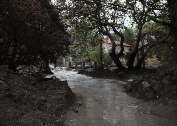 Κακοκαιρία Elias: Σοβαρά προβλήματα στην Εύβοια – «Κόπηκαν» δρόμοι από την καταιγίδα
