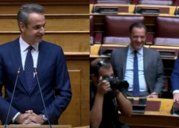 Ο Μητσοτάκης τρόλαρε τον Άδωνι επειδή καθόταν στα έδρανα του ΚΚΕ: «Δεν μπορώ να μην το σχολιάσω» (vid)