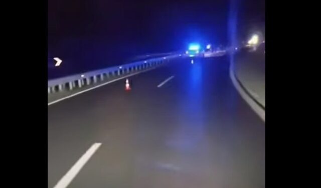 Nταλίκα έπεσε πάνω σε προστατευτικά κιγκλιδώματα στην Σερρών – Θεσσαλονίκης(Βίντεο)