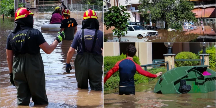 Συναγερμός στη Λάρισα: Στα 10 μέτρα το ύψος του Πηνειού -Απεγκλωβίζουν συνεχώς κατοίκους από πλημμυρισμένες συνοικίες