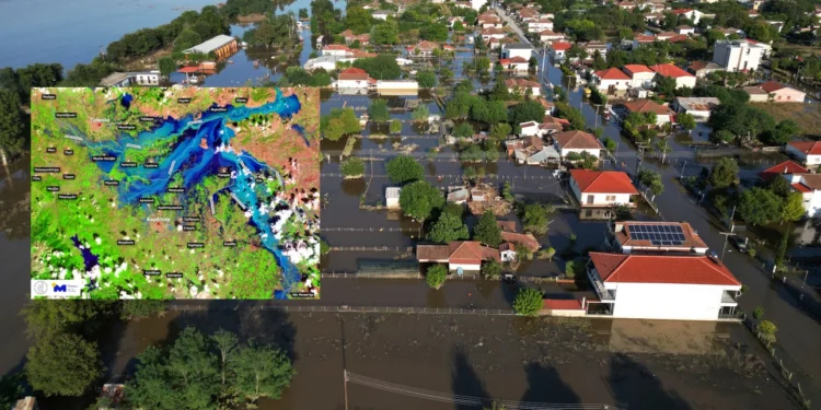 Νέες δορυφορικές εικόνες αποκαλύπτουν το μέγεθος της καταστροφής στη Θεσσαλία