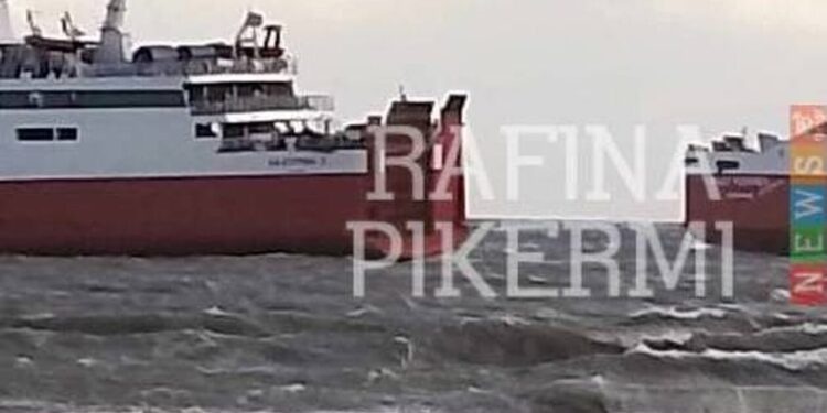 Στο παρά πέντε απεφεύχθη σύγκρουση τριών πλοίων στη Ραφήνα – Ελαφρά επακούμβηση