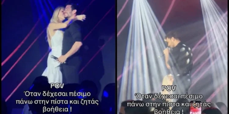 Η κοπέλα που παρενόχλησε στη σκηνή τον Βαγγέλη Κακουριώτη: «Είχα πιει, δεν θυμάμαι τίποτα» (vid)