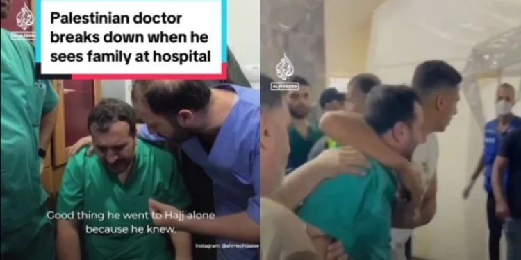 Ανείπωτη τραγωδία στη Γάζα: Παλαιστίνιος γιατρός κατέρρευσε όταν έφεραν στο νοσοκομείο νεκρούς τον πατέρα και τον αδερφό του (vid)
