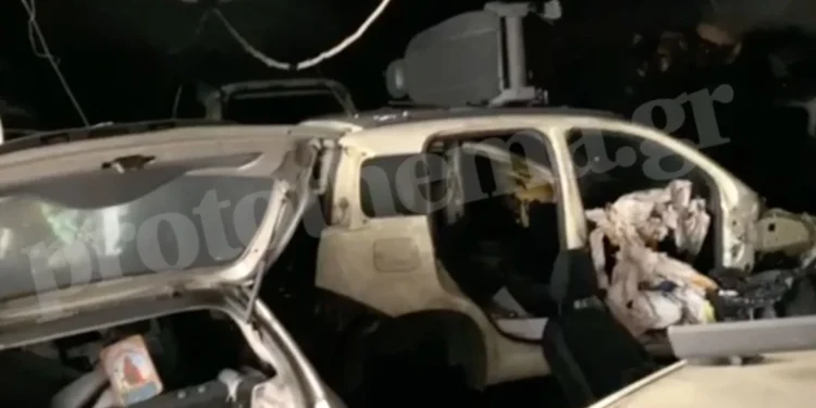 Νέο Ηράκλειο: Έκλεβαν αυτοκίνητα, τα διέλυαν και τα πωλούσαν ως ανταλλακτικά – Βίντεο-ντοκουμέντο από το «εργαστήριο»