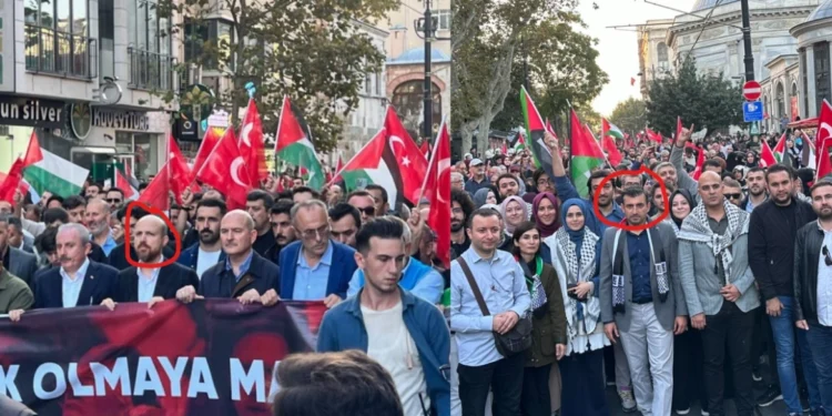 Ο γιος και ο γαμπρός του Ερντογάν σε διαδήλωση υπέρ της Χαμάς στην Κωνσταντινούπολη – Δείτε φωτογραφίες