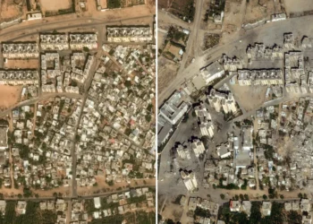 Δορυφορικές εικόνες πριν και μετά τους βομβαρδισμούς στη Λωρίδα της Γάζας