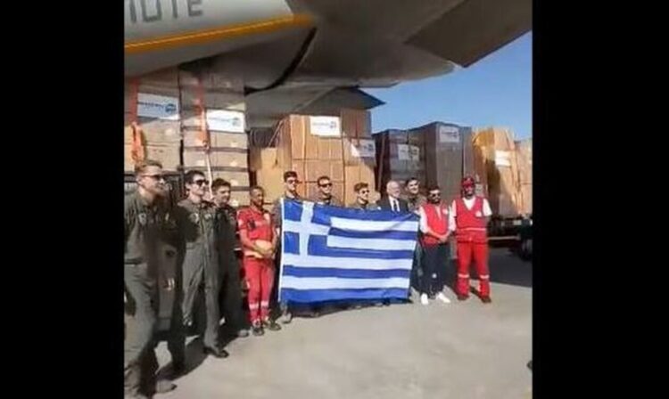 Στην Αίγυπτο το ελληνικό C 130 με την ανθρωπιστική βοήθεια για τη Γάζα