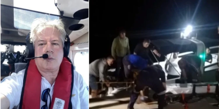 Το μοιραίο αεροσκάφος λίγο πριν από την πτώση στο Μάλεμε – «Ήταν δεμένοι, δεν έκαναν καμία προσπάθεια να βγουν» (Βιντεο)