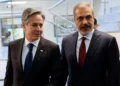 Τρεις ώρες κράτησε η συνάντηση Μπλίνκεν – Φιντάν – Παγωμένο κλίμα και απόσταση από τον Τούρκο υπουργό Εξωτερικών