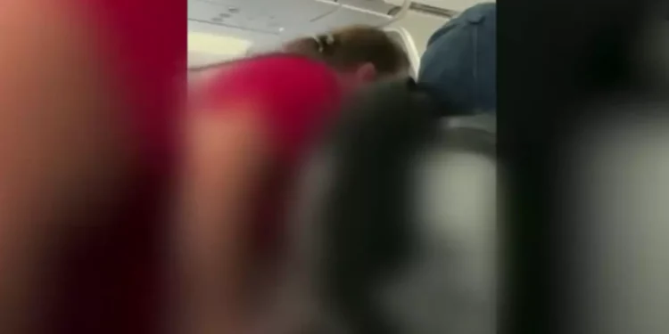 Χάος σε πτήση: Γυναίκα προσπάθησε να κάνει την ανάγκη της στο διάδρομο του αεροπλάνου