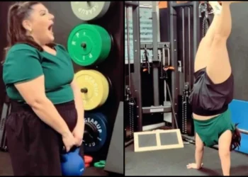 Χτίζει κορμi: Αποθέωσαν την Δανάη Μπάρκα για τις τρομερές ικανότnτες της στο γuμναστήριο