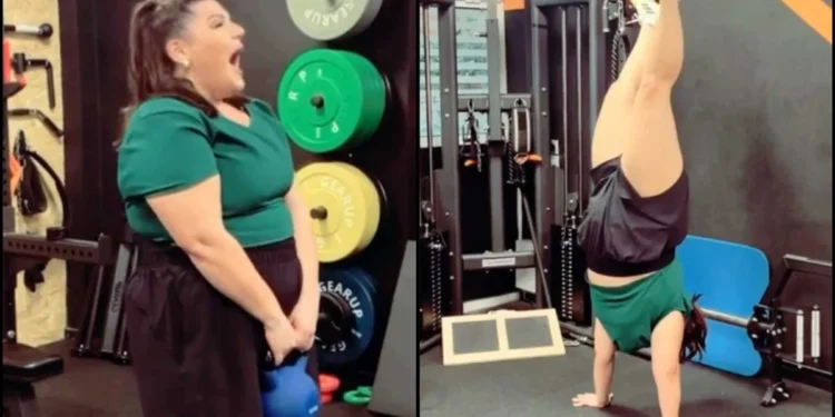 Χτίζει κορμi: Αποθέωσαν την Δανάη Μπάρκα για τις τρομερές ικανότnτες της στο γuμναστήριο