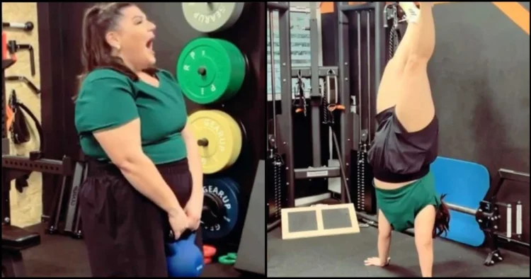 Χτίζει κορμi: Αποθέωσαν την Δανάη Μπάρκα για τις τρομερές ικανότnτες της στο γuμναστήριο