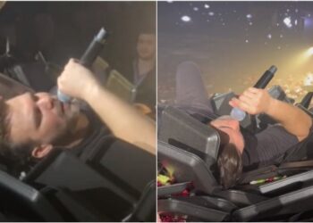 Γιώργος Σαμπάνης: Τραγουδάει ξαπλωμένος στα πανέρια – Δείτε το βίντεο