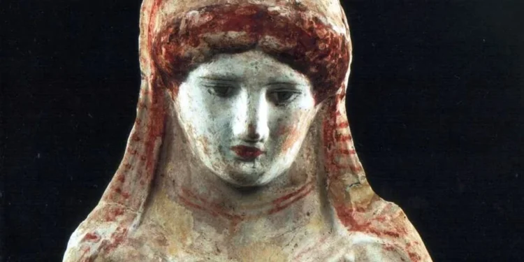 Αμφίπολη: Η εντυπωσιακή γυναικεία προτομή στο αρχαιολογικό μουσείο της περιοχής